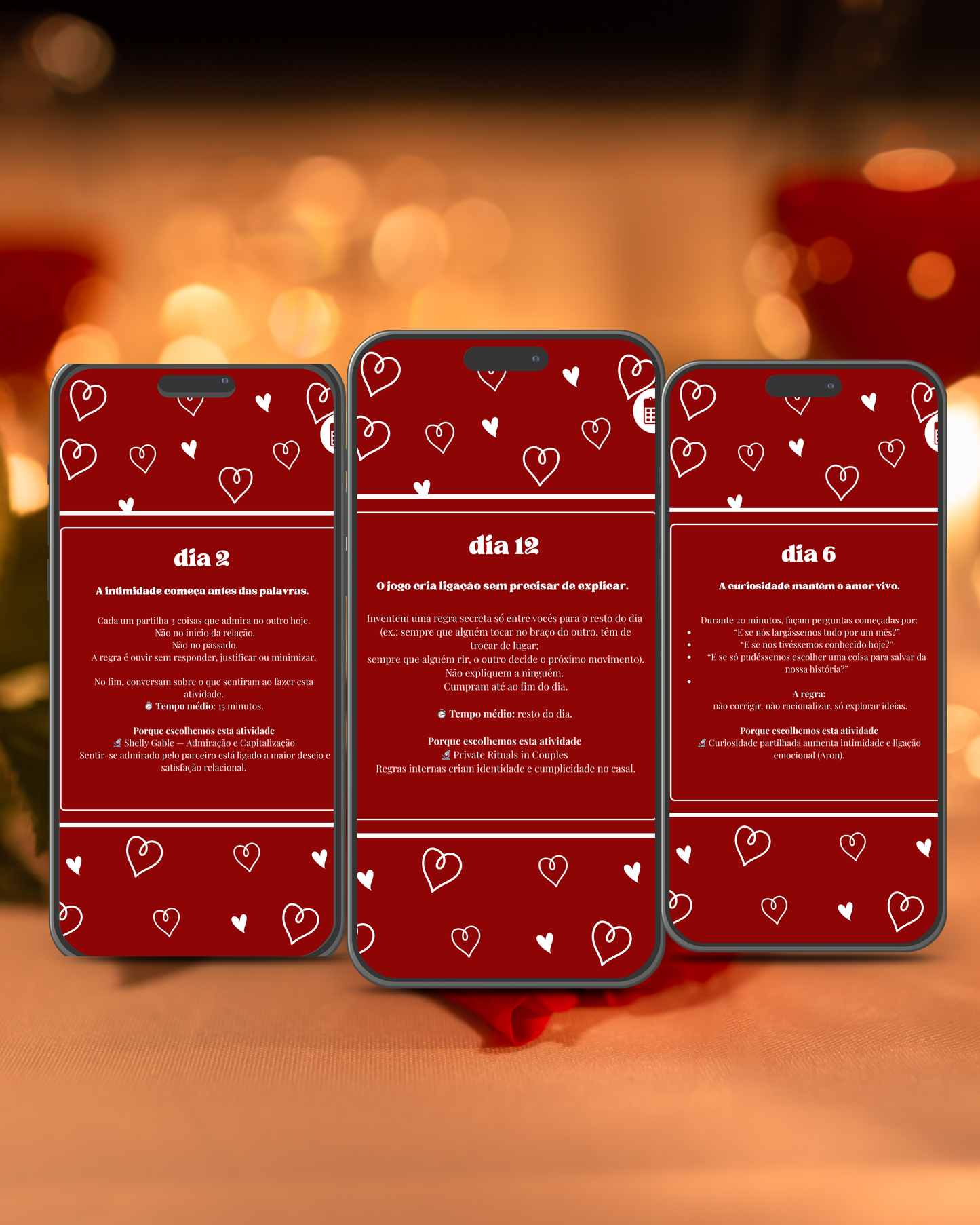 Calendário do advento - dia dos namorados (Versão digital)