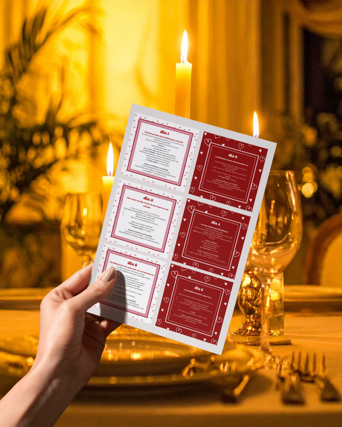 Calendário do advento - dia dos namorados (Versão digital)