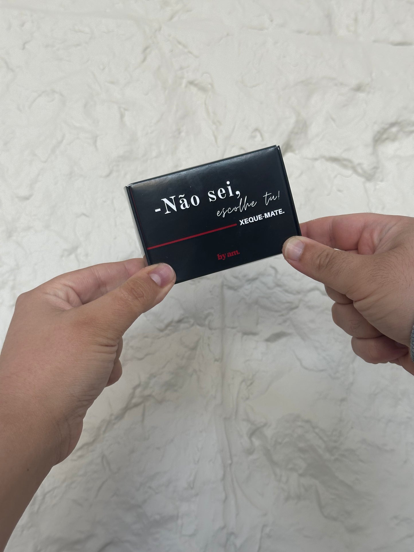 "NÃO SEI, ESCOLHE TU" - XEQUE-MATE