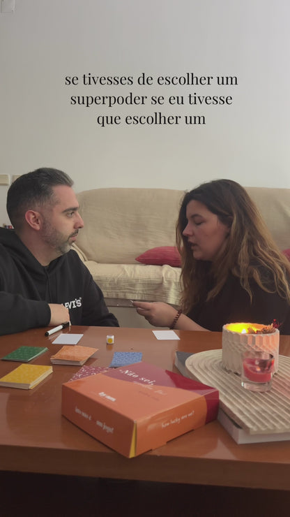 "NÃO SEI, ESCOLHE TU" - JOGO ENTRE NÓS 🪢